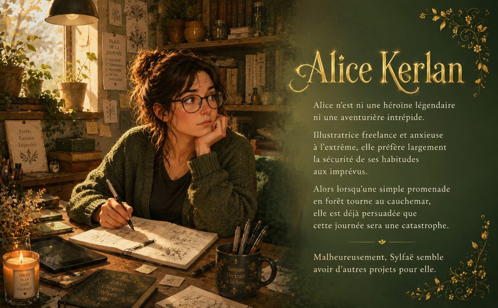 Bannière sur l'héroïne Alice Kerlan